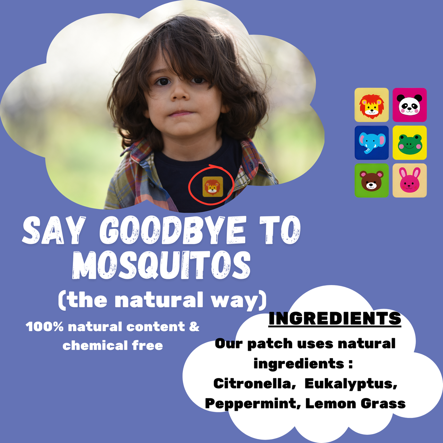 Mosquito repellent patches- Child Version